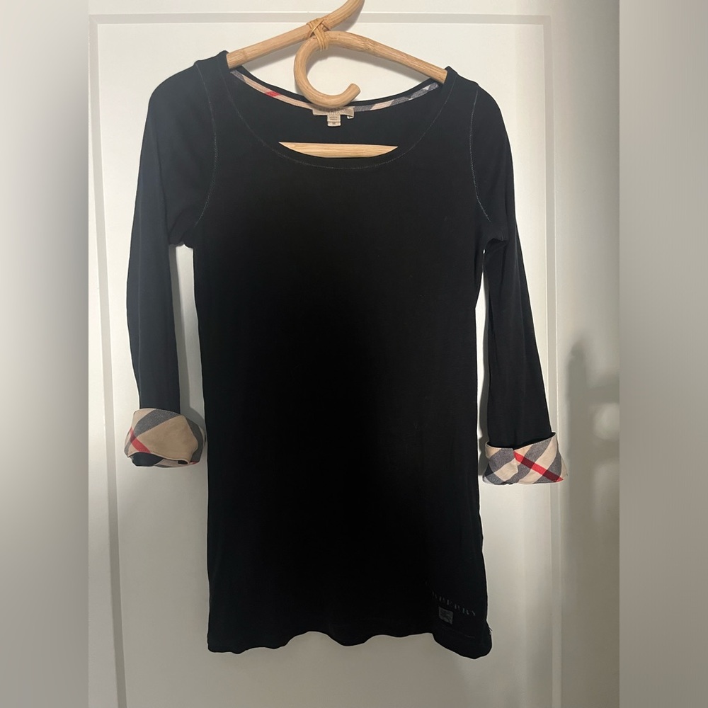 Authentic Burberry Brit women's M 3/4 length top